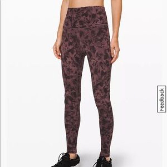 Athletic Leggings By Lululemon In Brown, Size: 4